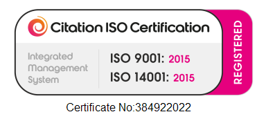 Citation ISO 9001:2015 and ISO 14001:2015 Certified